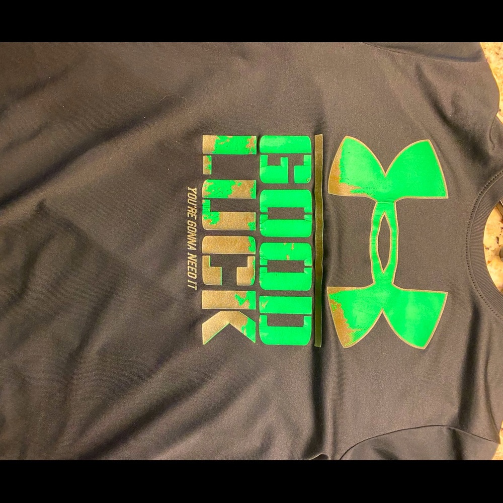 UA short sleeve, Dri-Fit T-Shirt. Great condition. Youth Large